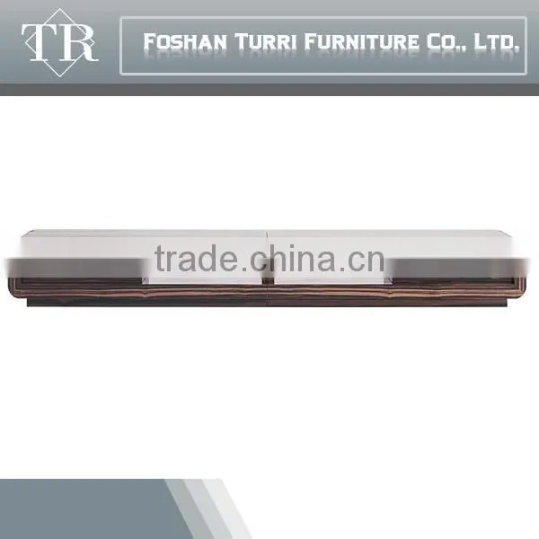 Modern Nature Marble/travertine on Top Wooden TV Stand photo-5