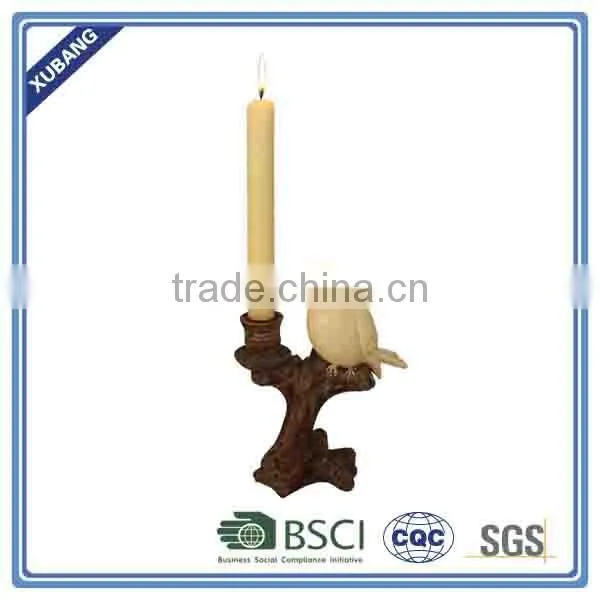 Wholesale High Quality Fashion Bird And Twig Poly Resin Candle Holder photo-3