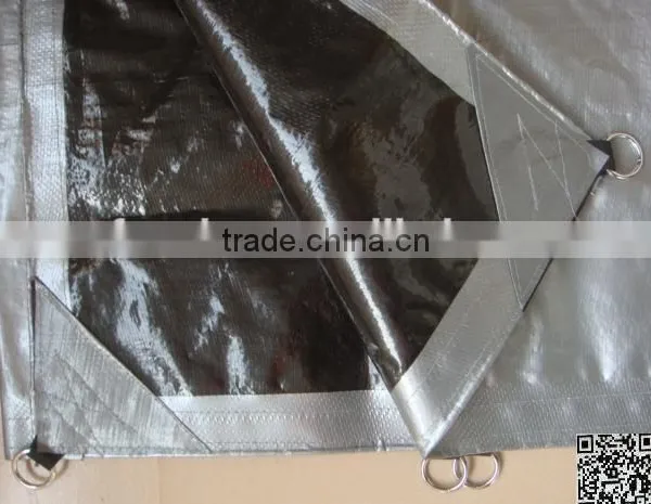 Silver Plastic Tarp Truck Cover photo-4