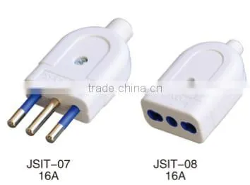 Italian ac dc Electrical Multi 3 Round Pin 16a Industrial Male and Female Plug Socket Adaptor Socket photo-5