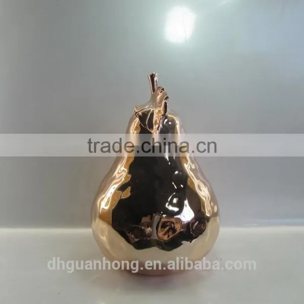 New Pear Design Indoor Ceramic Fruit Ornaments photo-4