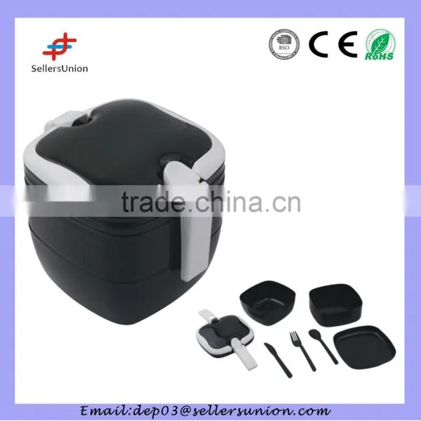 Easy Cleaning Plastic Thermal Lunch Box Vacuum Lunch Box With Lock