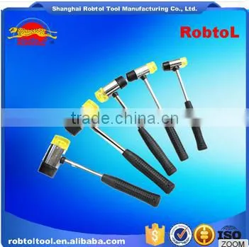 40mm Rubber Hammer Double Face Two Way Mallet Plastic Nylon Head photo-3