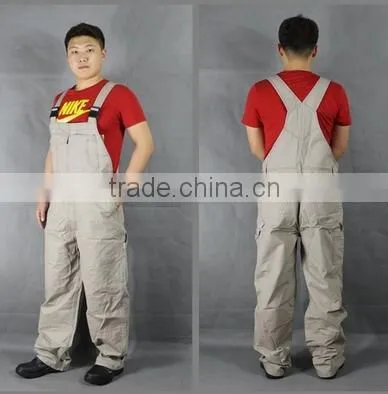 Bib Overalls / Pants Male Workers Siamese Clothing / Uniforms Automotive Tooling Work Clothes Denim Strap photo-2