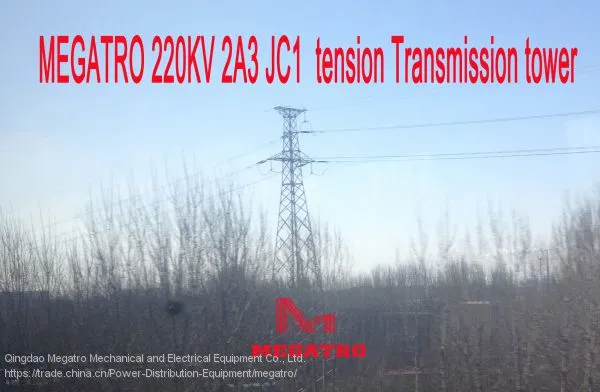 MEGATRO 220KV 2A3 JC1 Tension Transmission Tower photo-2