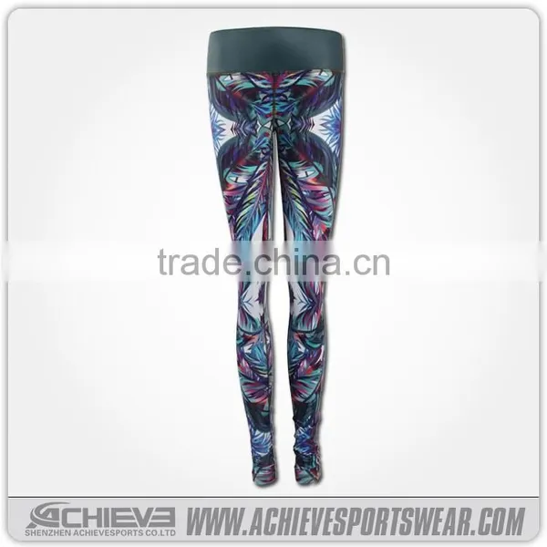 Printed Sublimated Fashion Yoga Leggings