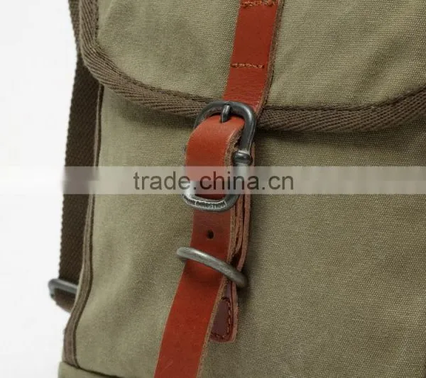 Vintage Casual Cotton Canvas Shoulder Bag,Haversack for Unisex photo-6