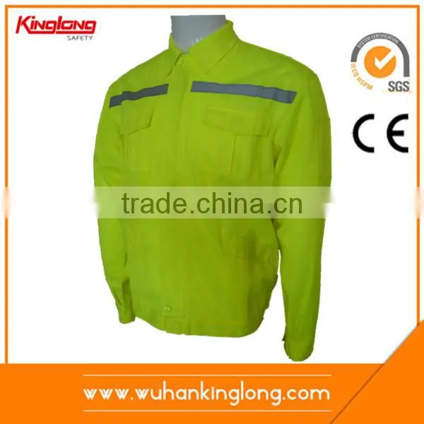 Hi Vis Jacket With Reflector Tape Workwear photo-4