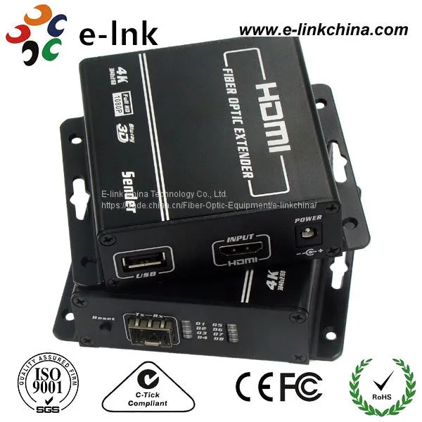 4K HDMI KVM оптоволоконный удлинитель photo-4