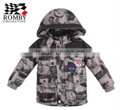 Fashion Russion Winter Kids Jacket Warm Children Down Jacket