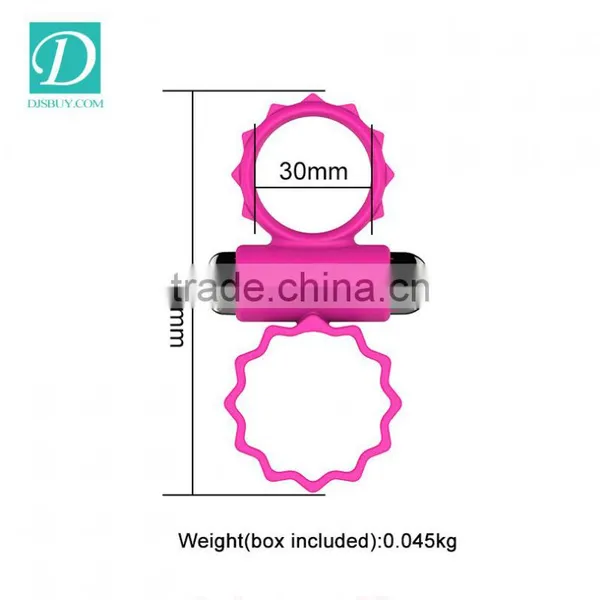 New Design Strong Vibrating Penis Sleeves Triple Cock Rings photo-3