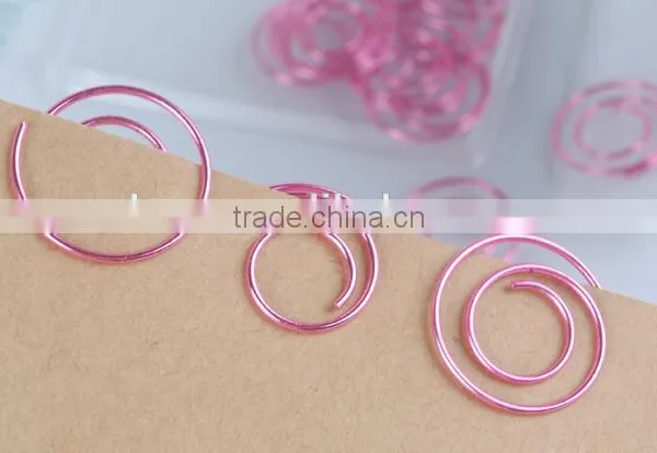 Planner Paper Clip Round Shape Clip Stainless Steel Plating Planner Accessories photo-4
