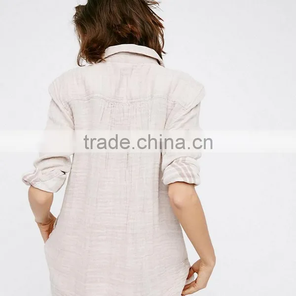 2017 New Arrival Fashion Top Quality Comfortable Cotton Shirt photo-3