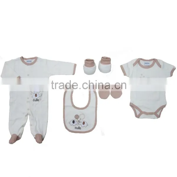 2016 Fashion New Born 100% Cotton Wholesale Baby Cloth photo-3