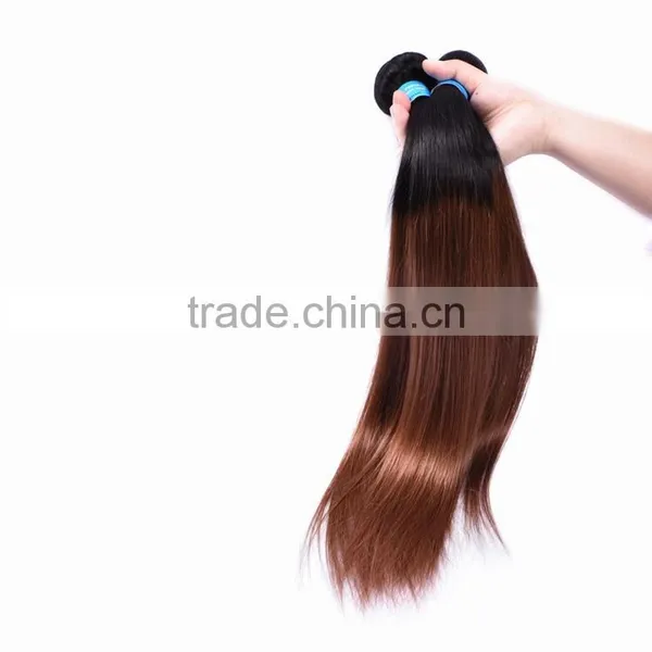 Black Rose Sleek and Silky Straight Peruvian Ombre Hair Weaves 1B/30 Peruvian Human Hair Bundles photo-5