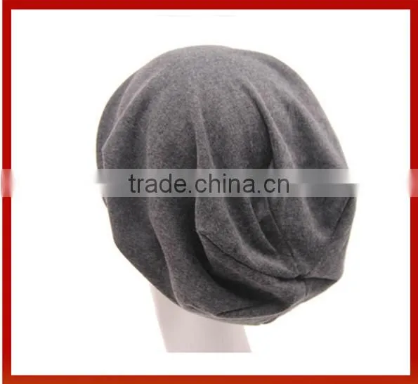 Unisex Cotton Solid Color Skully Hats,Fashion Cotton 2016 Winter Hats photo-2