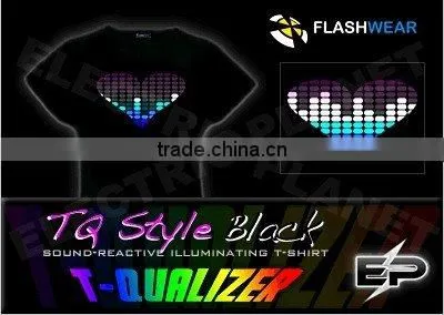 [Super Deal]Wholesale Fashion Hot Sale T-shirt A3,el T-shirt,led T-shirt
