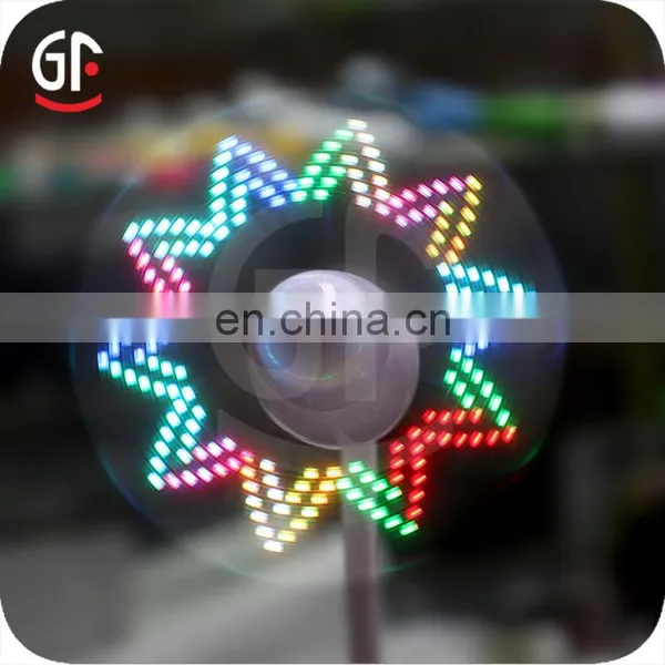 New Design Chargeable Mini Table Fan With Led Message photo-4
