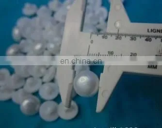FAKE PEARL BUTTON 1 HOLE BUTTON FOR BAGS TALL FEET BUTTON FOR FASHION CLOTHES photo-3