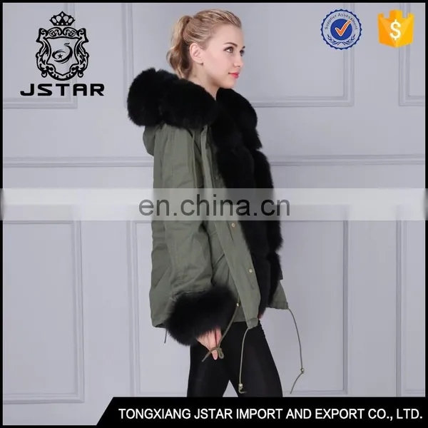 Modern Design Short Mink Coat Winter Black Fur Coat With Fur Hood photo-5