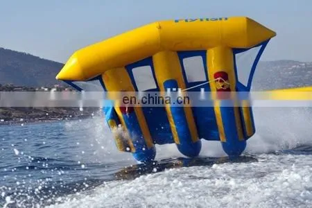 Top Quality 0.9mm PVC Inflatable Flying Towables Flying Fish Boat