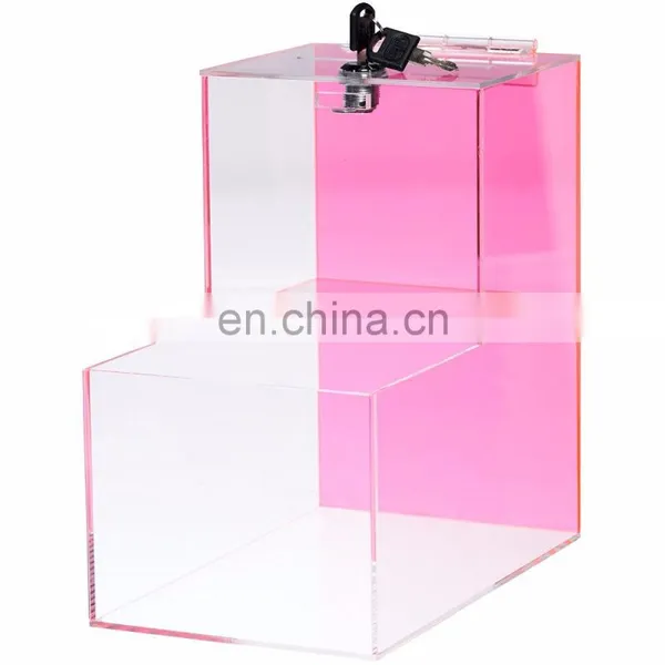 Acrylic Cardboard Display Boxes Candy Box With Lock and Key photo-2