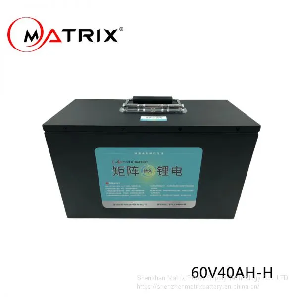 Lithium Ion Battery 60v 40ah for Electric Bike E-scooter Motorbike Lead Acid Replacement Battery