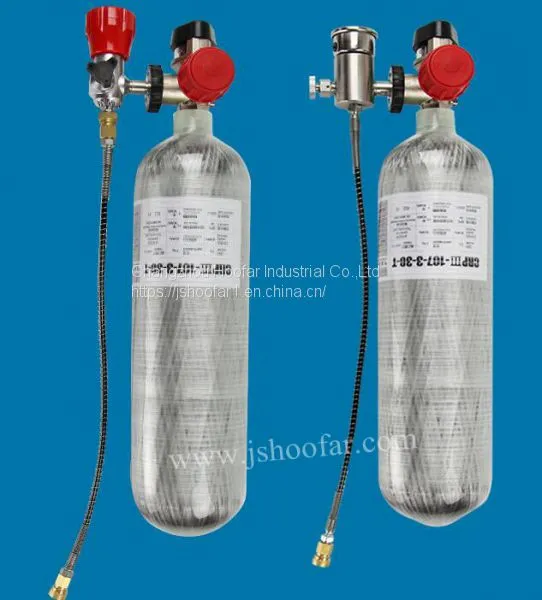 400bar Fully Wrapped Carbon Fiber Air Cylinders for Diving