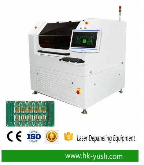 450*430 Mm 15W UV PCB Separator / FR4 Board Laser Depaneling Equipment ±20 μM Precision photo-2