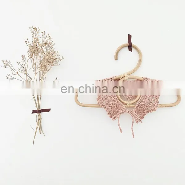 2020 Autumn New Ins Baby Girl Lotus Leaf Collar Wild Hand Hook Collar Baby Girl Cotton Hook Flower Collar Hollow photo-4