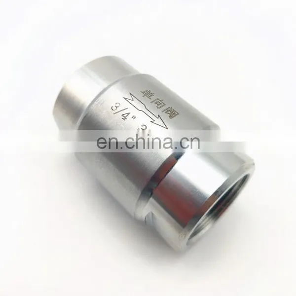 304 Stainless Steel High Pressure Check Valve 4 Points Inner Wire Check Valve photo-2