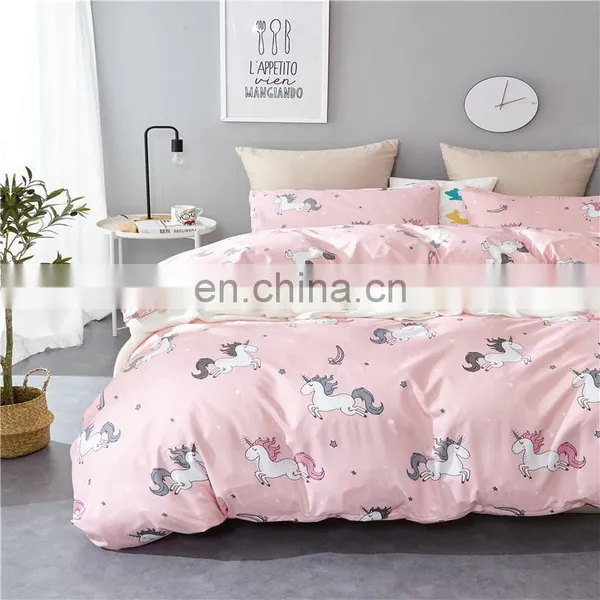 Luxury Cotton Super King Bed Unicorn Comforter Set Bedding Designer Comforter Sets photo-3