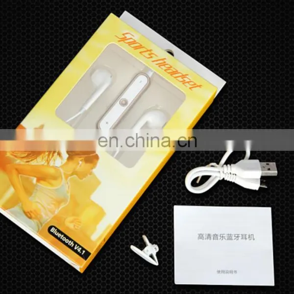 S9 Earplug Neck Type Sports Bluetooth Headset photo-5