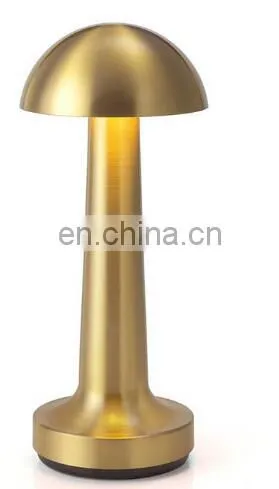 2019 Amazon Cafe Hotel Restaurant Decorative Wireless Mushroom Led Lamp Table Lamps photo-2