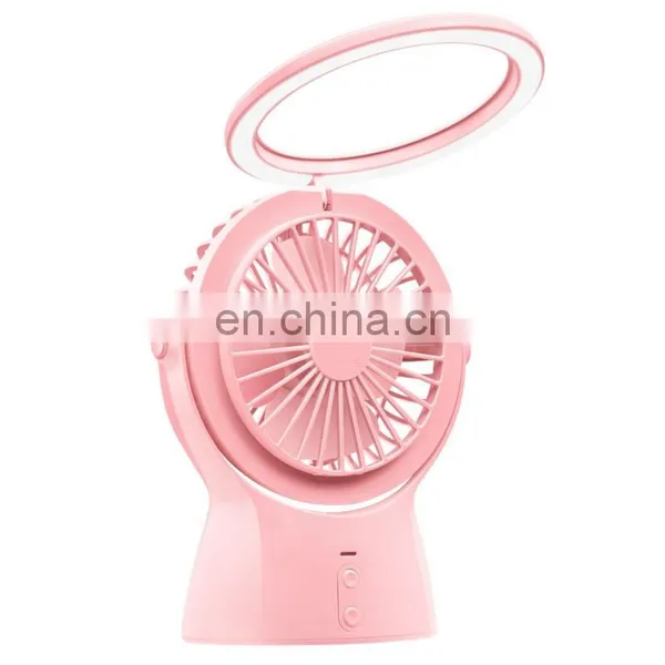 New Arrivals High Quality 3.5W Mini Usb Table Fan With Night Light photo-3