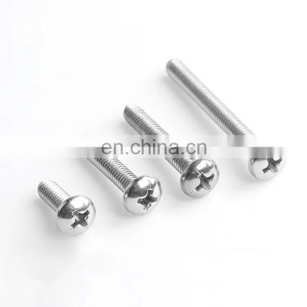 Standard GB818 Din7985 Cross Pan Head Machine Screw Stainless Steel 304 photo-4