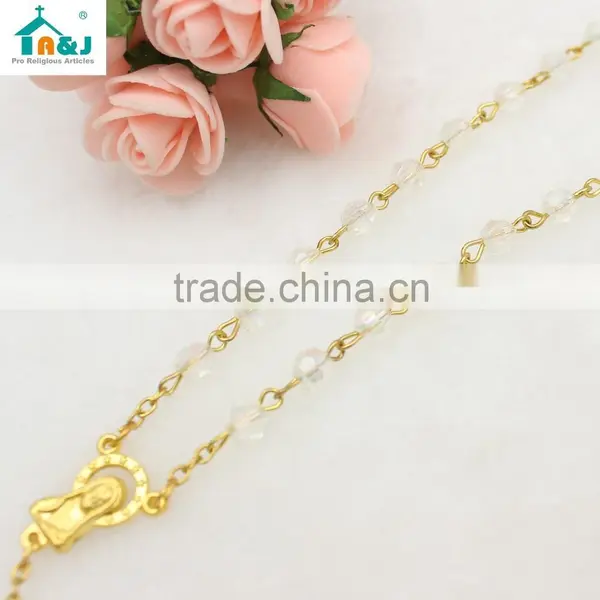 Religious Plastic Rosary Bead Wholesale Necklace photo-3