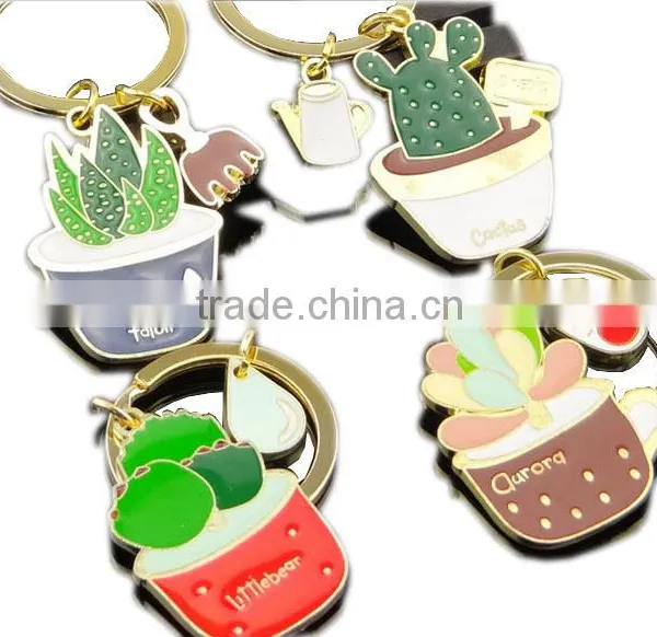 Hot Selling Mini Cactus Keychain Cactus Plant Keychain photo-2