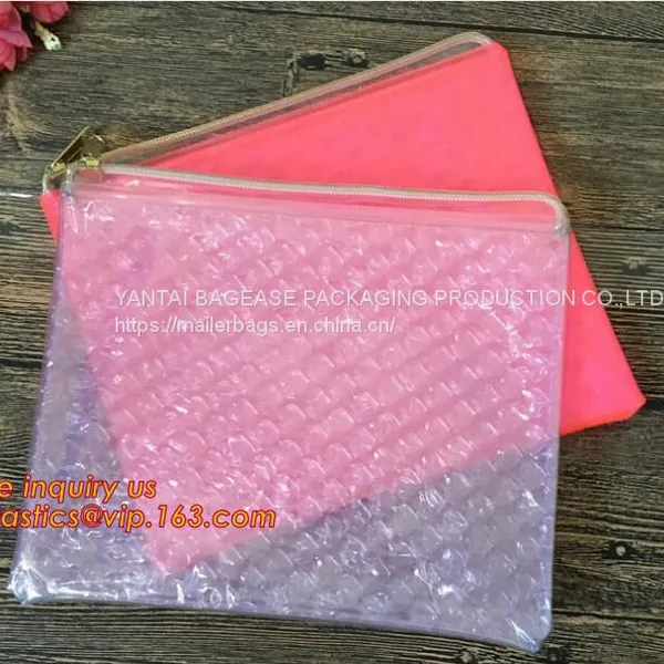 Custom LOCK Zipper Bubble Bag/bubble Slider Bag,Shielding Bag Aluminum Foil Bag Metallized Foil Bag Nylon Vacuum Bag photo-3