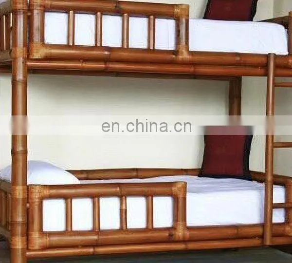 New Double Modern Bamboo Bed Vietnamese Style Top Rank Quality Low Price for Decor Home From Distributor photo-2