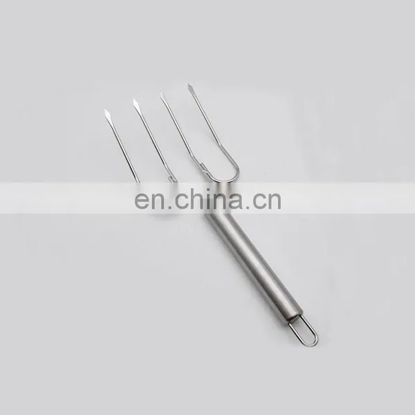Amazon Hot Stainless steel BBQ chicken fork  turkey tool