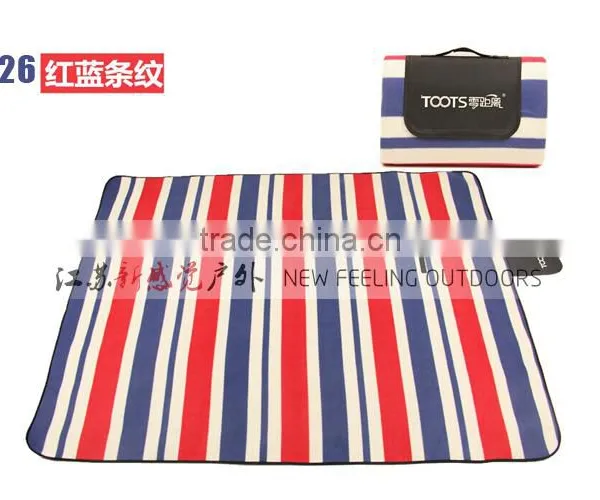 Polyester Fleece Custom Foldable Picnic Blanket photo-6