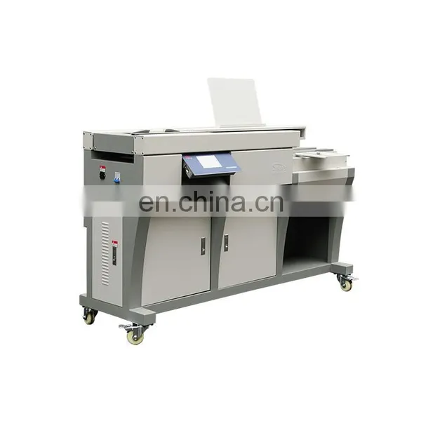 a3 a4 Full Automatic Hardcover Spine&side Glue Book Binder Machine Book Binding Paper Processing Making Packing Machine photo-3