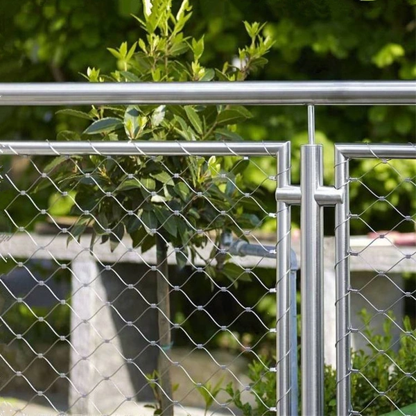 Stainless Steel Rope Net, Wire Rope Net, Zoo Woven Fence, Stainless Steel Woven Rope Net photo-2