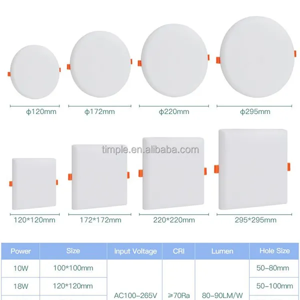 A Factory Direct Round 24w Adjustable Frameless Panel Light Led High Smart Led Lamp photo-3