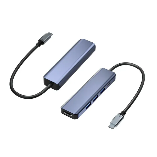 5 в 1 док-станция Type-C к USB-A3.0 + HDMI