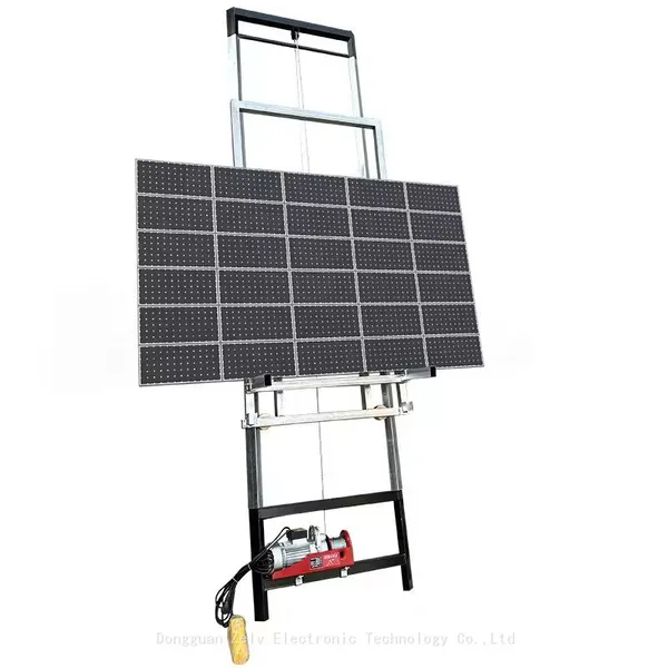 Safety and Fast Assembly Electric Alum Ladder Lift Solar Panel Lift photo-5