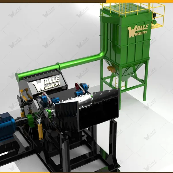 WL-315 Metal Hammermill Shredder Metal Crusher Metal Waste Recycling Machine