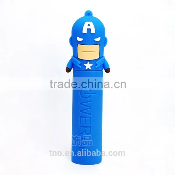 Shenzhen Cartoon Super Heros Power Bank 2600mAh PVC Power Bank Quality Choice photo-6