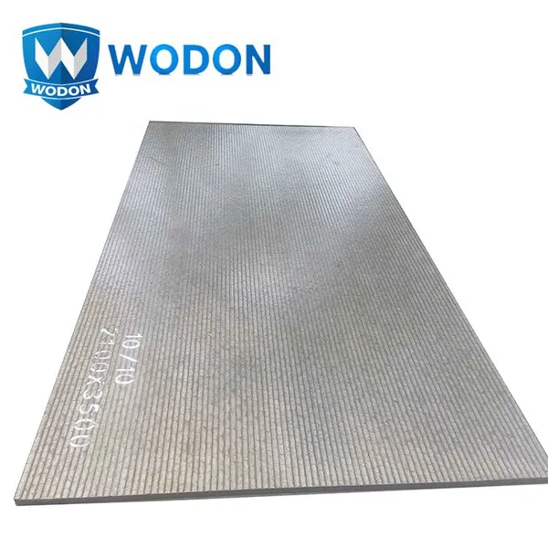 Good Impact Resistance Bimetal Cladding Hardened Composite Wear Clad Plates photo-4